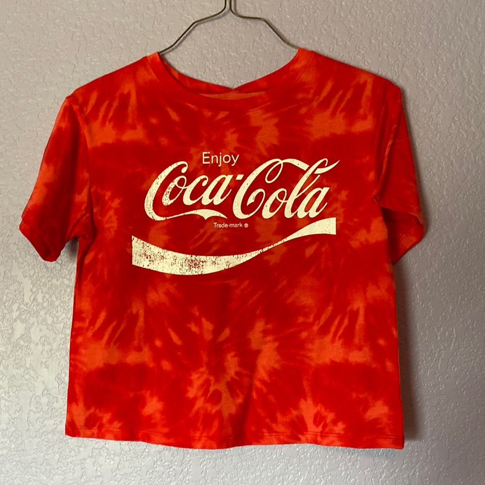 Coca-Cola Juniors S Cropped Tee